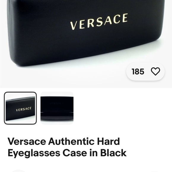 Versace Black Case with Gold Lettering - Picture 4 of 5